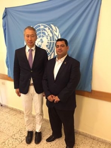 عبد السلام هنية والسفير الياباني