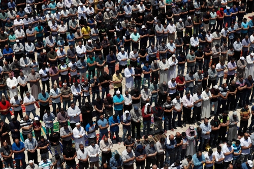 صلاة الجمعة في المسجد الأقصى شهر رمضان