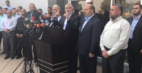 حماس هنية وفد حماس